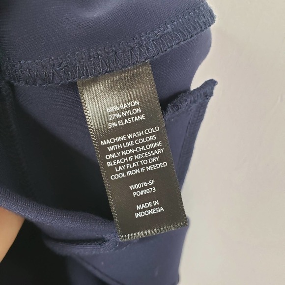 Betabrand Bootcut Pants Trousers SP Small Petite Navy Blue Career Comfort - Picture 8 of 8